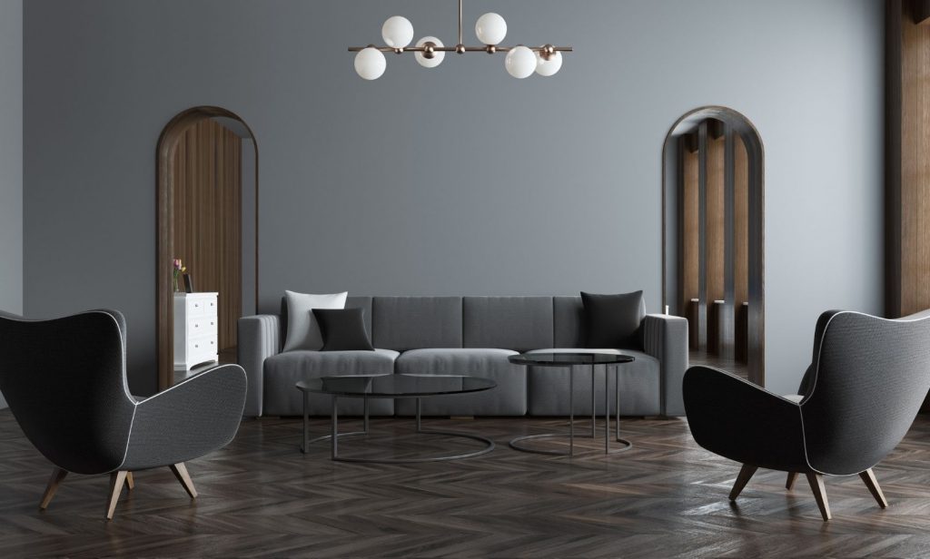 สีผนังห้องนั่งเล่น