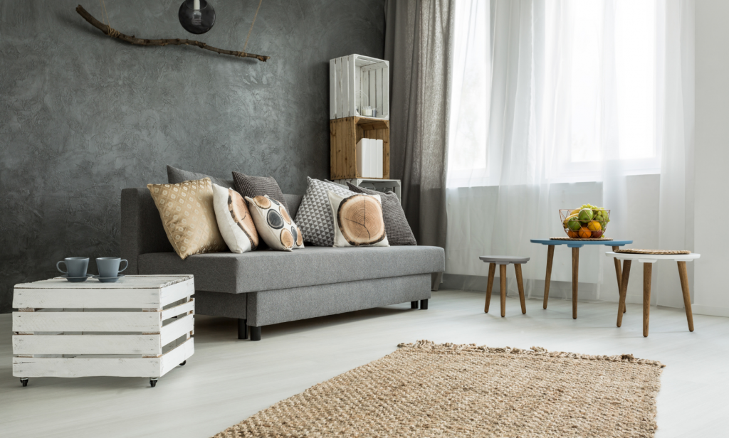 ทำความสะอาดห้องนั่งเล่น