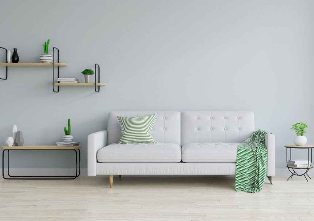 สีผนังห้องนั่งเล่น