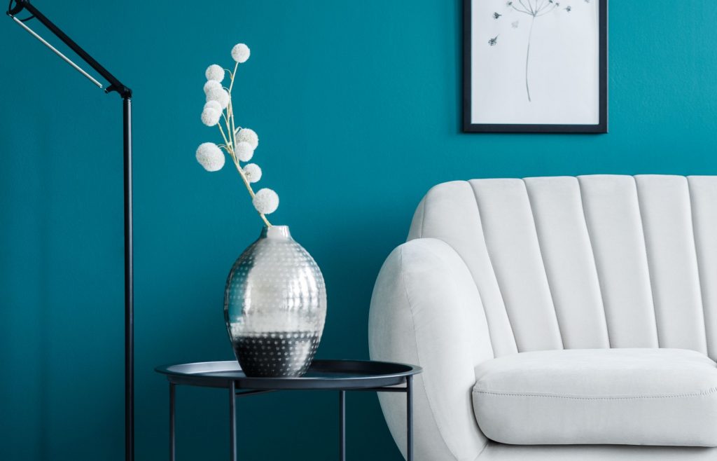 สีผนังห้องนั่งเล่น