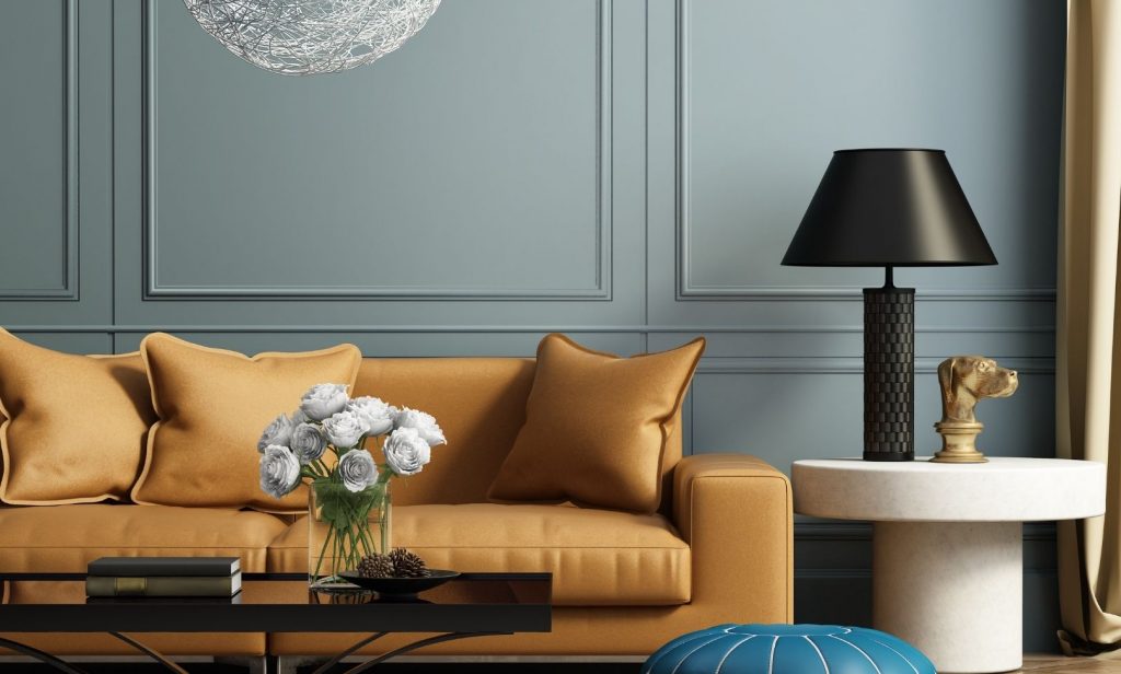 ห้องนั่งเล่นหรูหรา