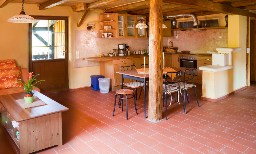 กระเบื้องปูพื้นห้องครัว