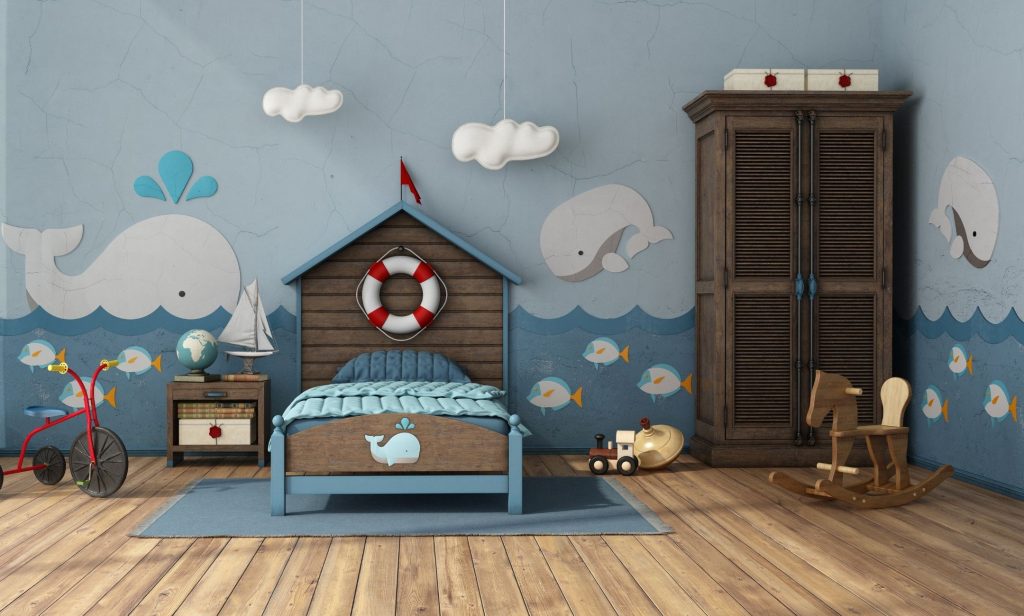 แต่งห้องนอนสไตล์ ทะเล