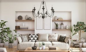 ห้องนั่งเล่นหรูหรา